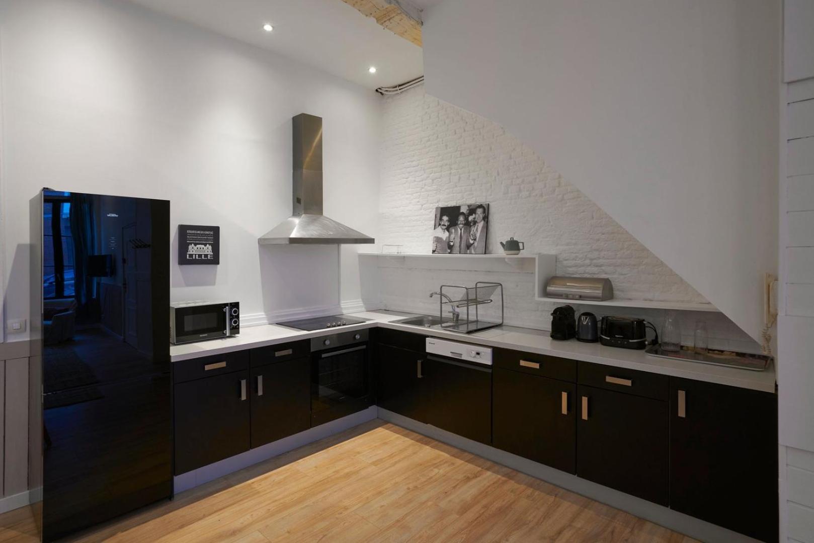 Old Lille: Charming Renovated Apartment Luaran gambar
